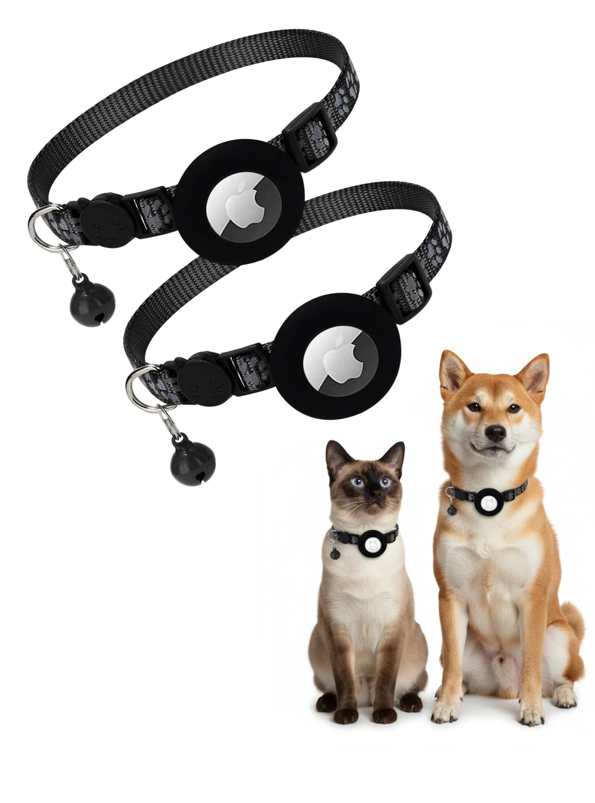 Purchase AirTag Pet Collar with Bell – 2 Pack wholesale