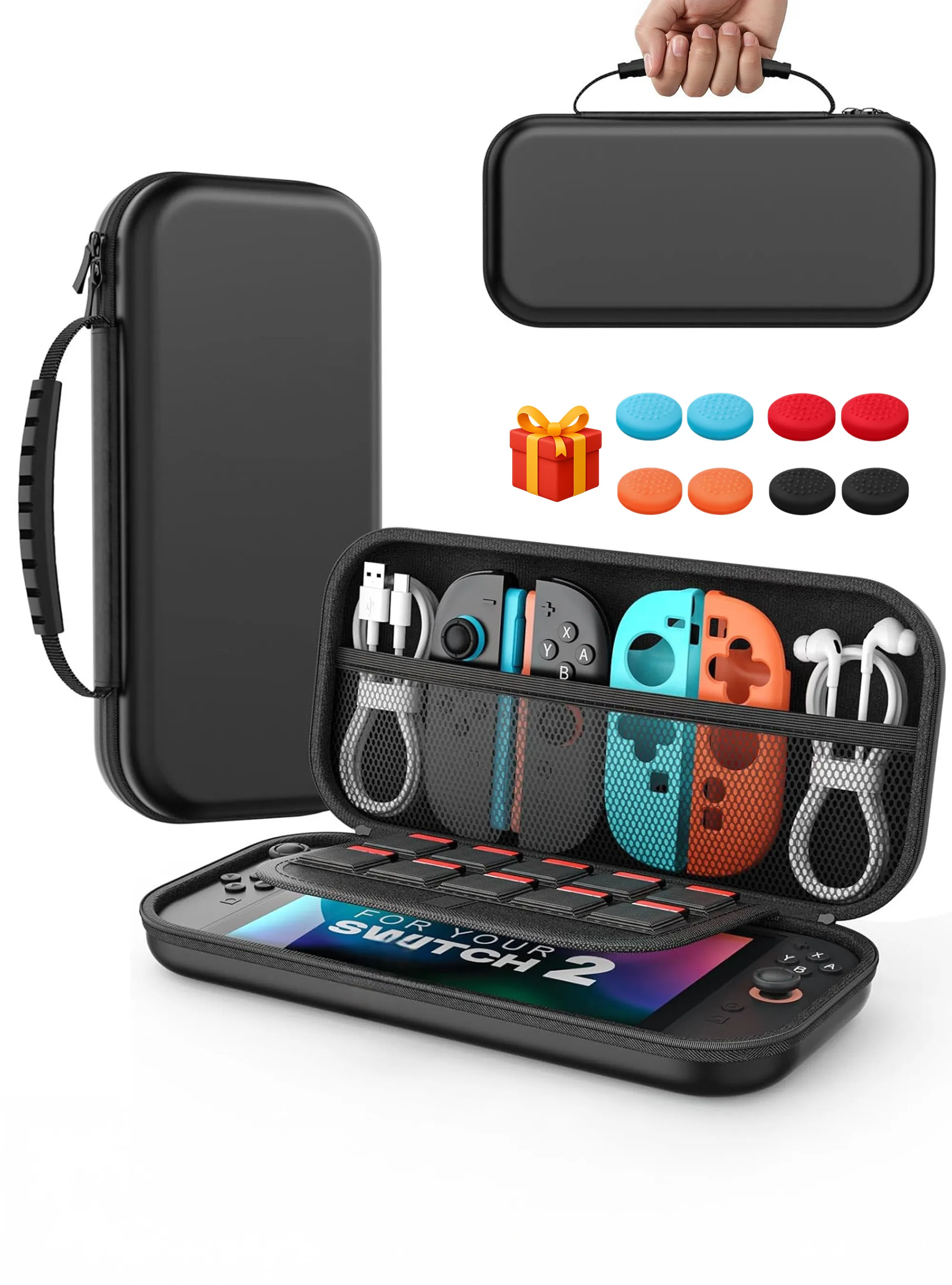 Purchase Nintendo Switch 2 Carrying Case + Joystick Covers wholesale